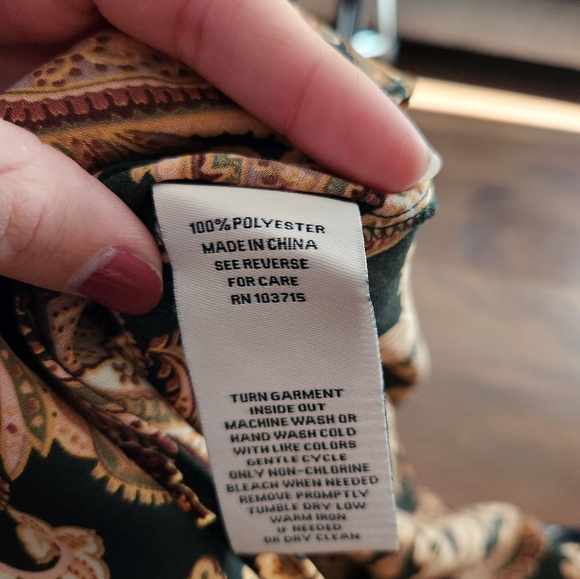 Paisley Ruffle Blouse - Picture 7 of 8